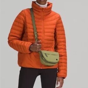 Lululemon Orange Puffer Jacket